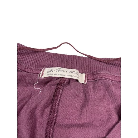 Free People Buffy Balloon Sleeve Top in Plum Blossom size M - Picture 7 of 13